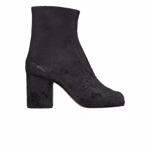 Maison Margiela Wmns Tabi Ankle Boot 'Lasered Suede - Black'