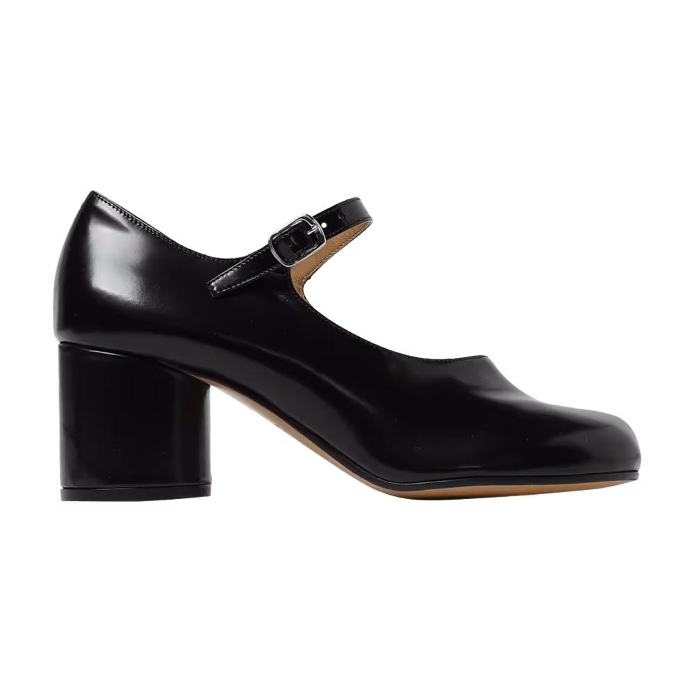Maison Margiela Women's Tabi Mary-Jane Pump Black