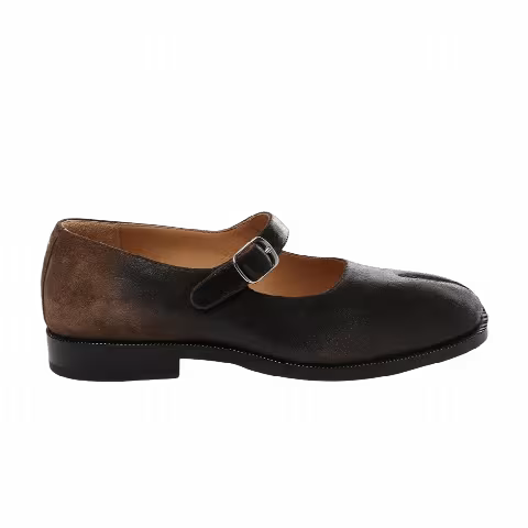 Maison Margiela Wmns Tabi Mary Jane 'Brown Black'