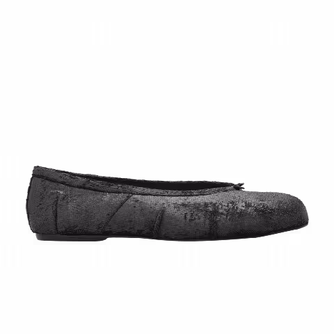 Maison Margiela Wmns Tabi Ballerina 'Black Distressed'