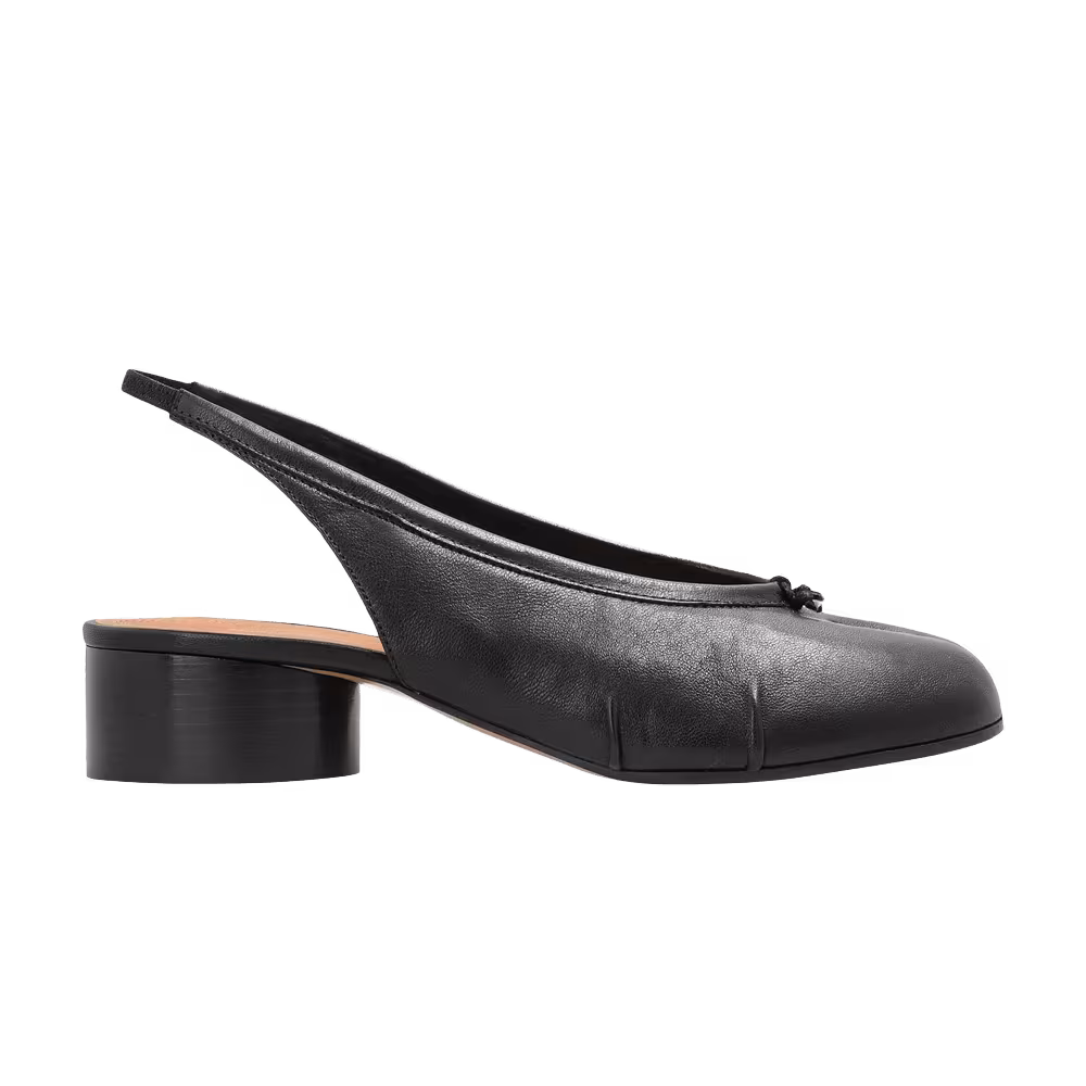 Maison Margiela Women's Tabi New Ballerina Slingback Black