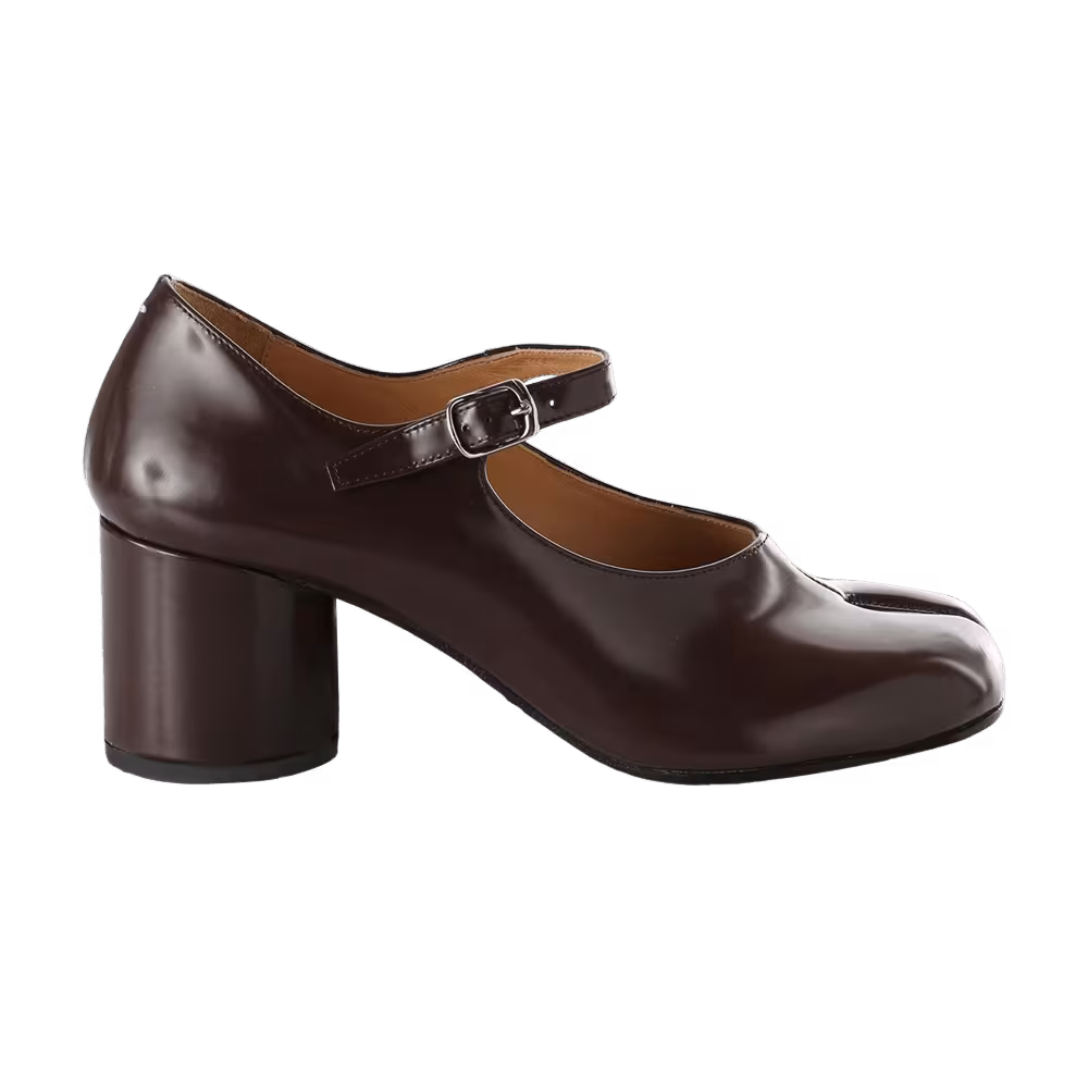 Maison Margiela Women's Tabi Mary-Jane Pump Moka