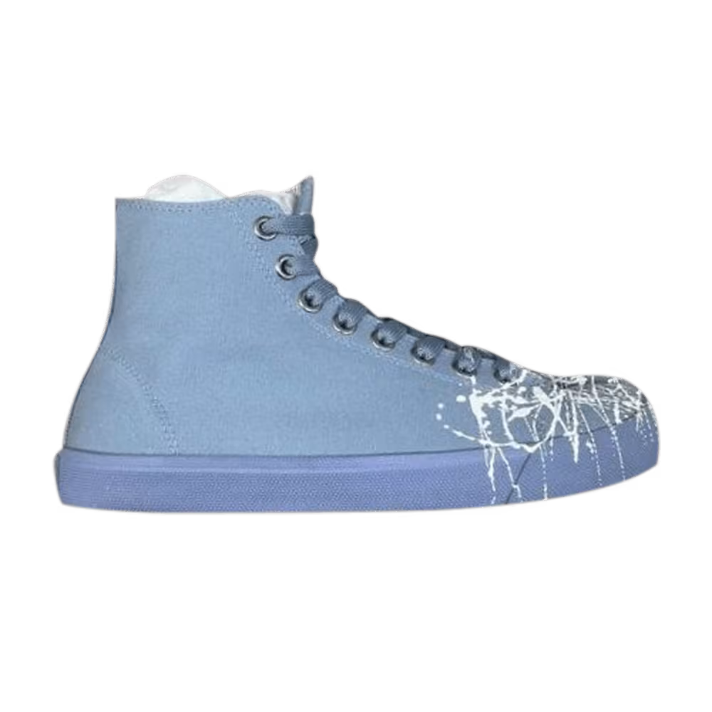 Maison Margiela Women's Tabi High Paint Splatter - Denim