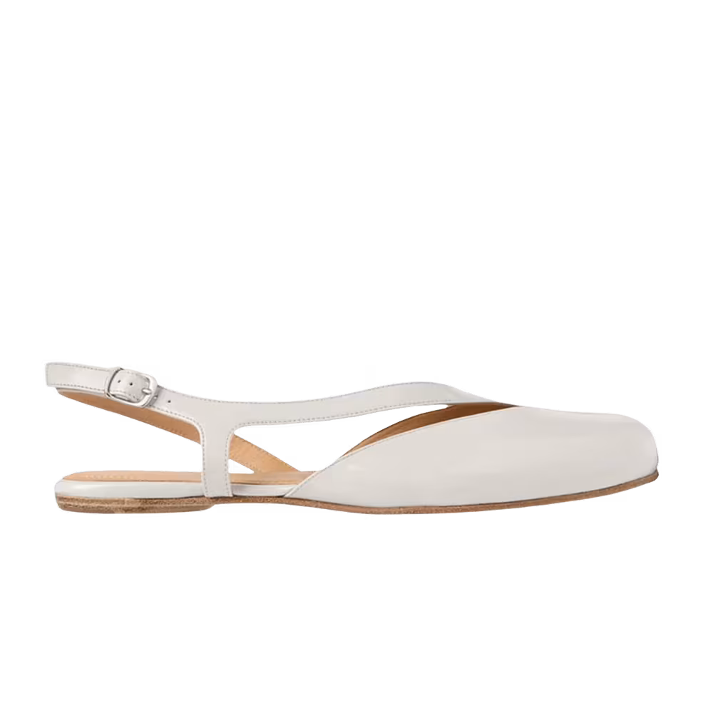 Maison Margiela Women's Tabi Sandal Pump Alabaster