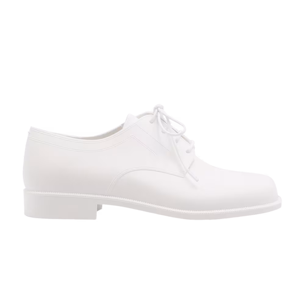 Maison Margiela Women's Tabi Lace-Up Oxford White