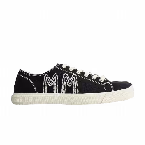 Maison Margiela Tabi 'Embroidered Logo - Black'