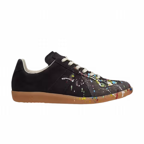 Maison Margiela Replica Low 'Black Paint Splatter'