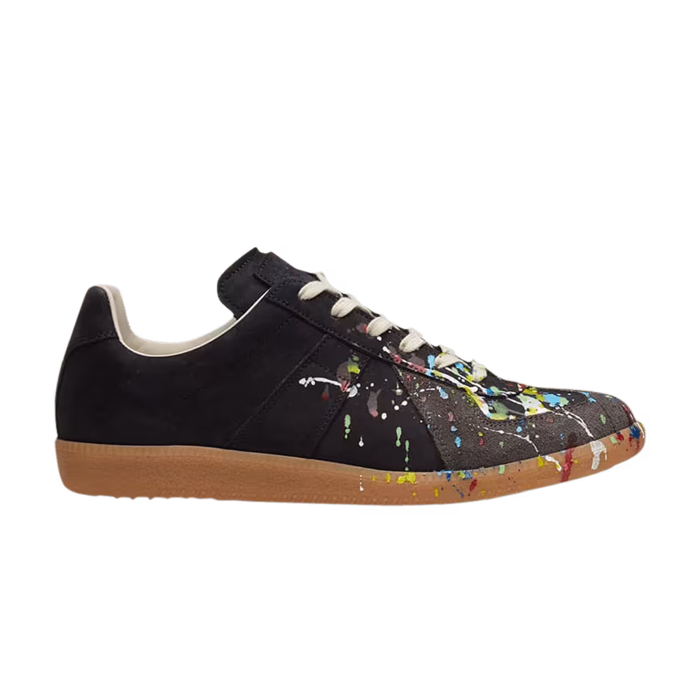 Maison Margiela Replica Low Black Paint Splatter