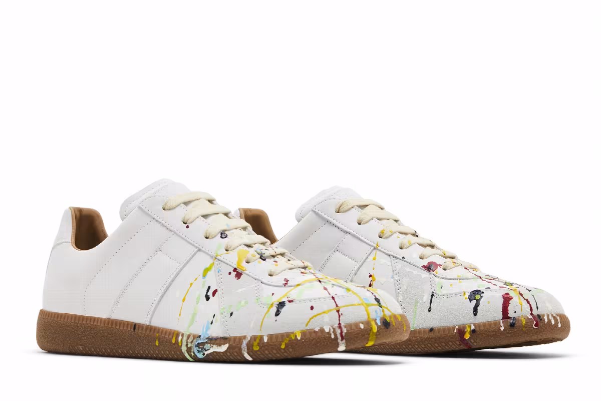 Maison Margiela Replica Low Paint Splatter - Grey, view 9