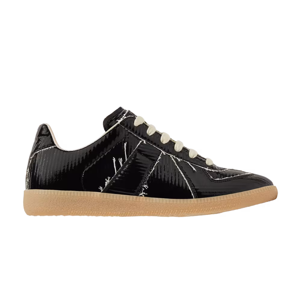 Maison Margiela Women's Replica Sneaker Black Ecru