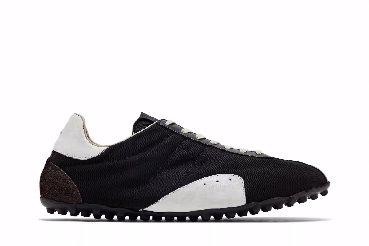 Maison Margiela Sprinters Low Black White Anthracite, view 2