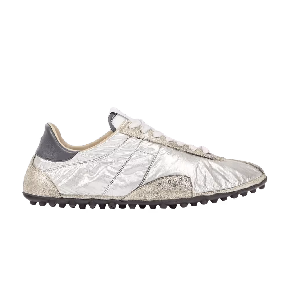 Maison Margiela Women's Sprinters Low SIilver White Natural