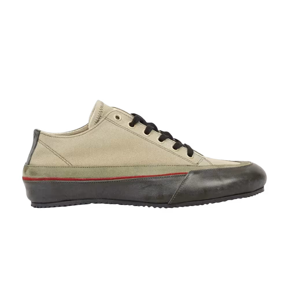 Maison Margiela Women's Traveller Sneaker Green Grey Red