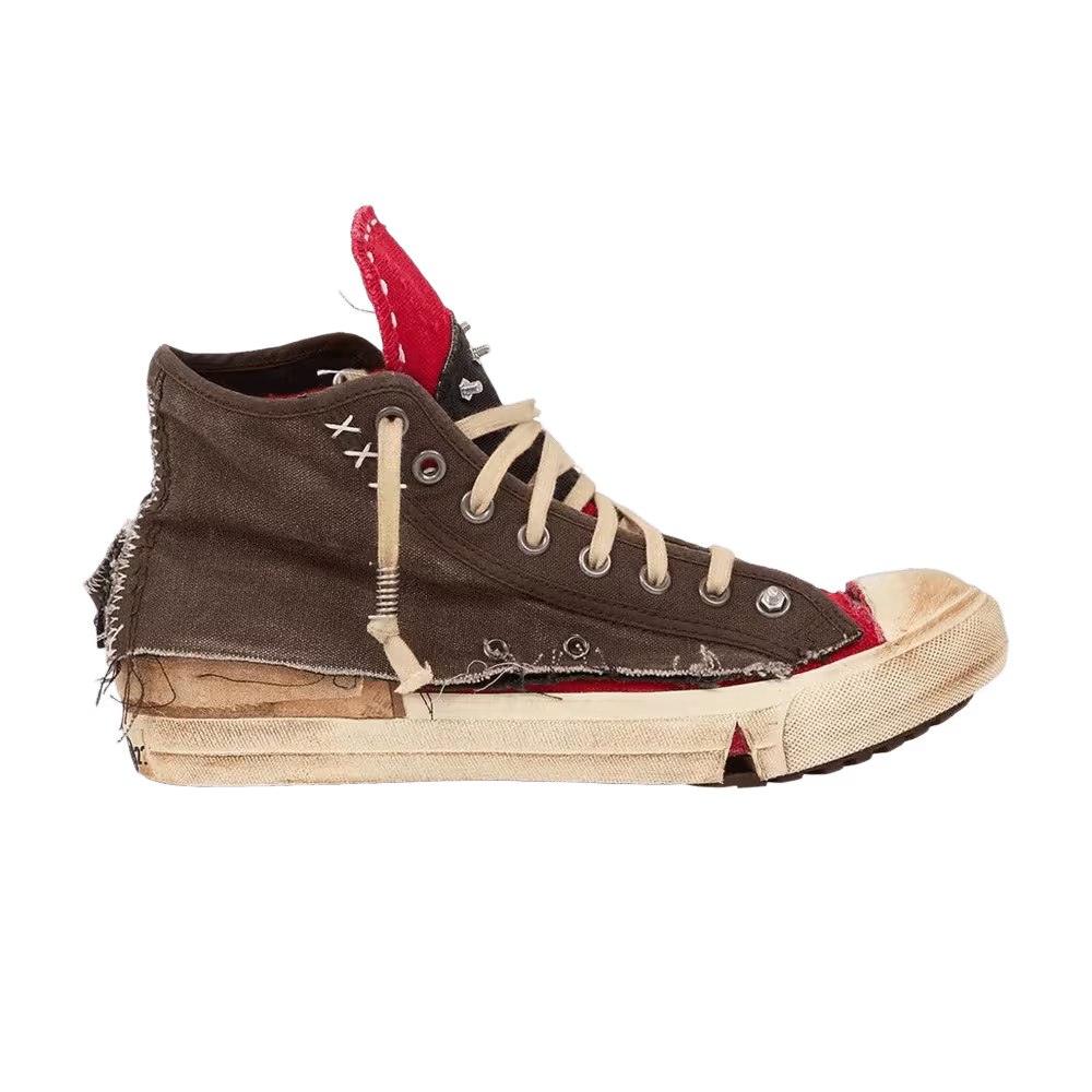 Maison Margiela Love To Death Sneaker Red Brown
