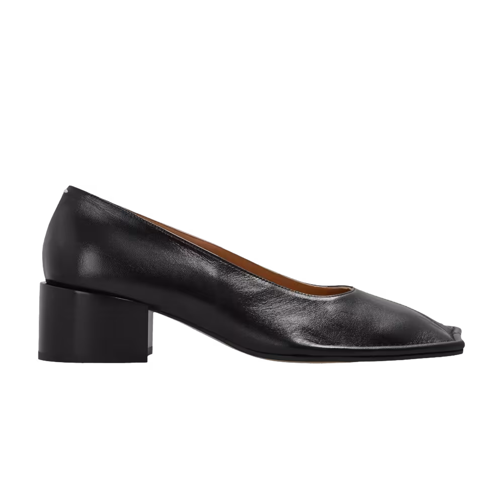 Maison Margiela Women's Piped Pumps H45 Court Shoe Black
