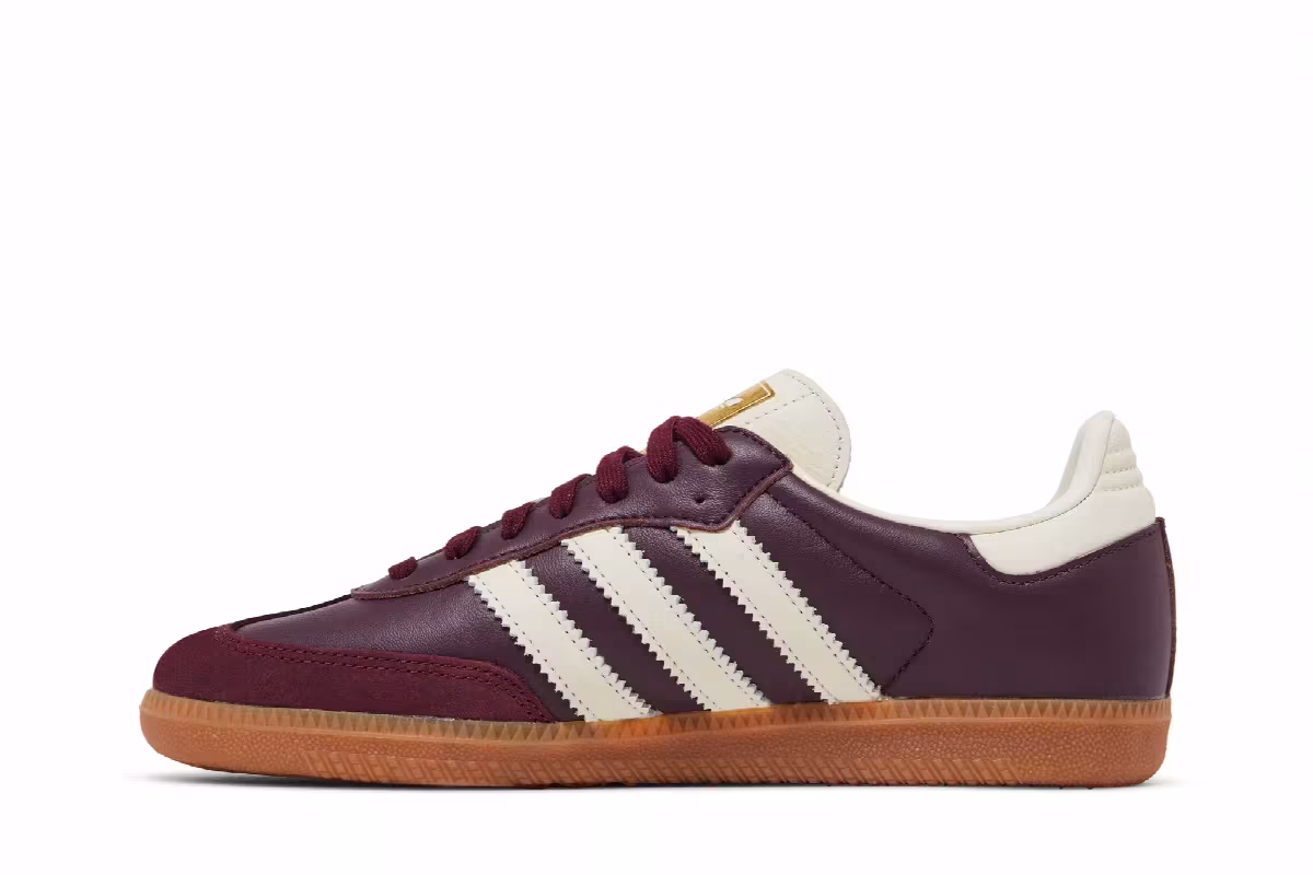 adidas Women's Samba OG Maroon, view 4