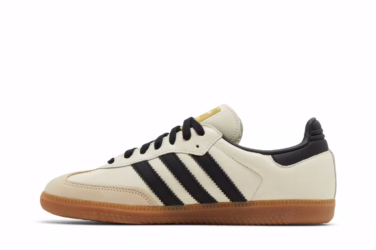 adidas Women's Samba OG Cream White Sand Strata, view 4