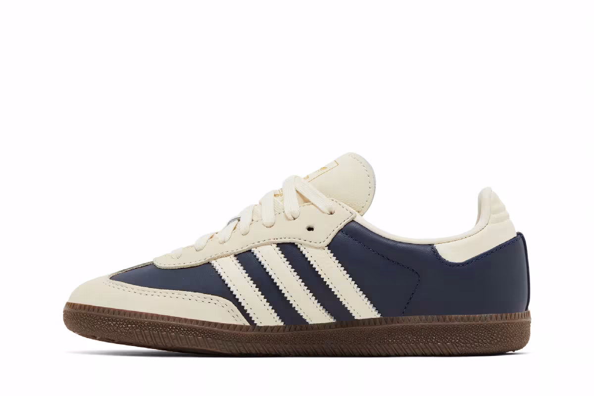adidas Women's Samba OG Night Indigo Crew White, view 4