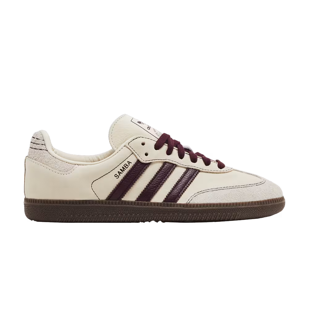 adidas Women's Samba OG Wonder White Maroon