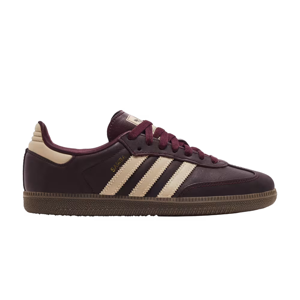 adidas Women's Samba OG Maroon Crystal Sand