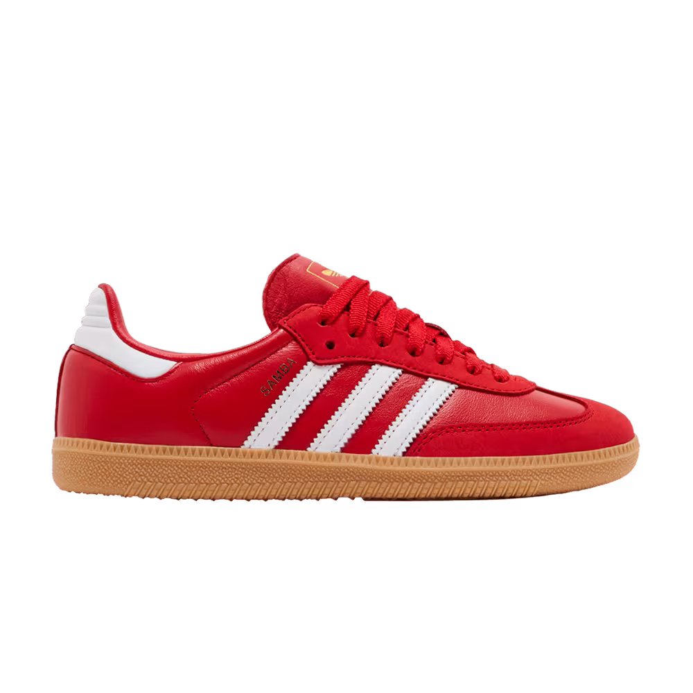 adidas Women's Samba OG Scarlet White