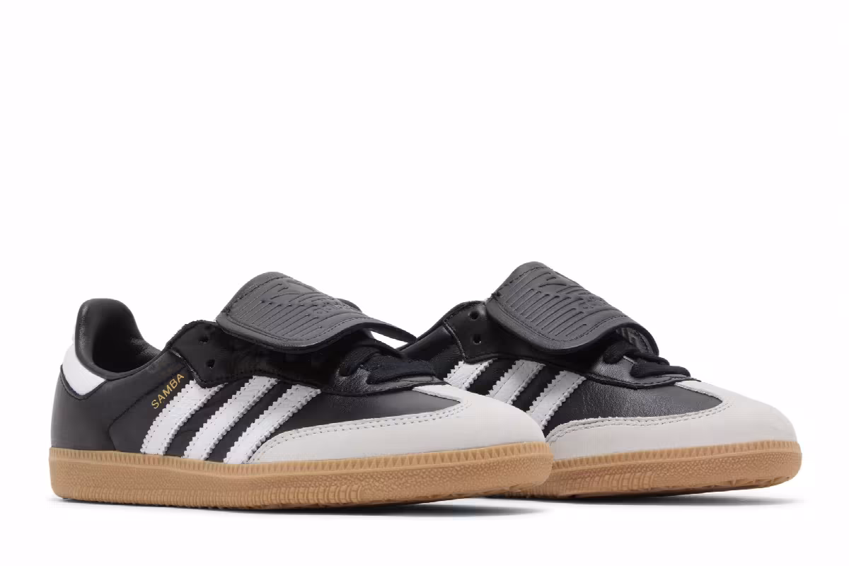 adidas Women's Samba LT Black White Gum, view 9