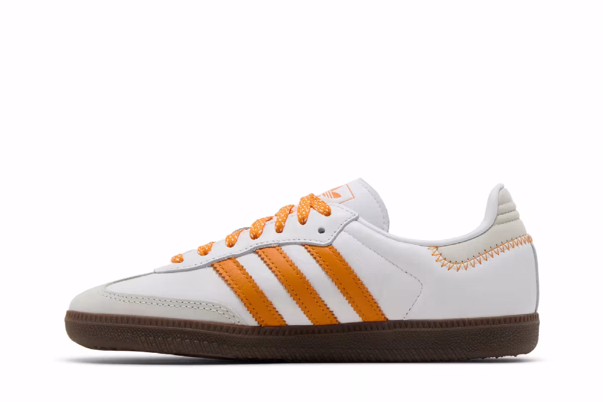 adidas Women's Samba OG White Equipment Orange, view 4