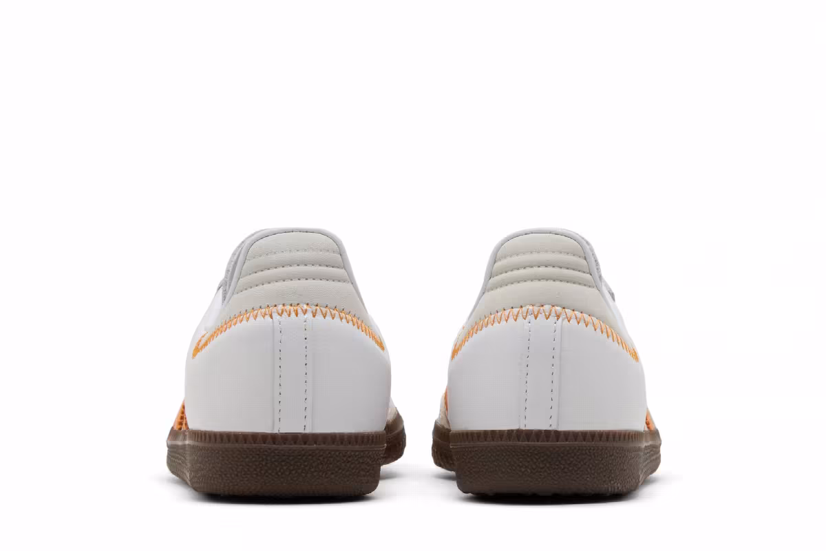 adidas Women's Samba OG White Equipment Orange, view 7