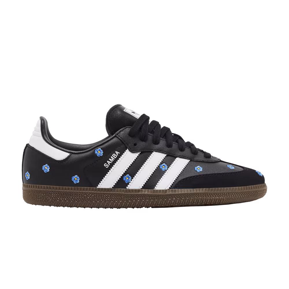 adidas Women's Samba OG Black Floral Embroidery