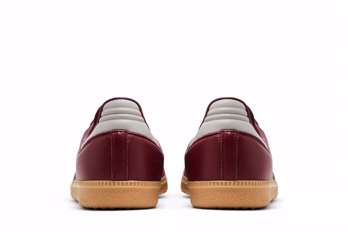 adidas Women's Samba OG Burgundy Gum, view 7