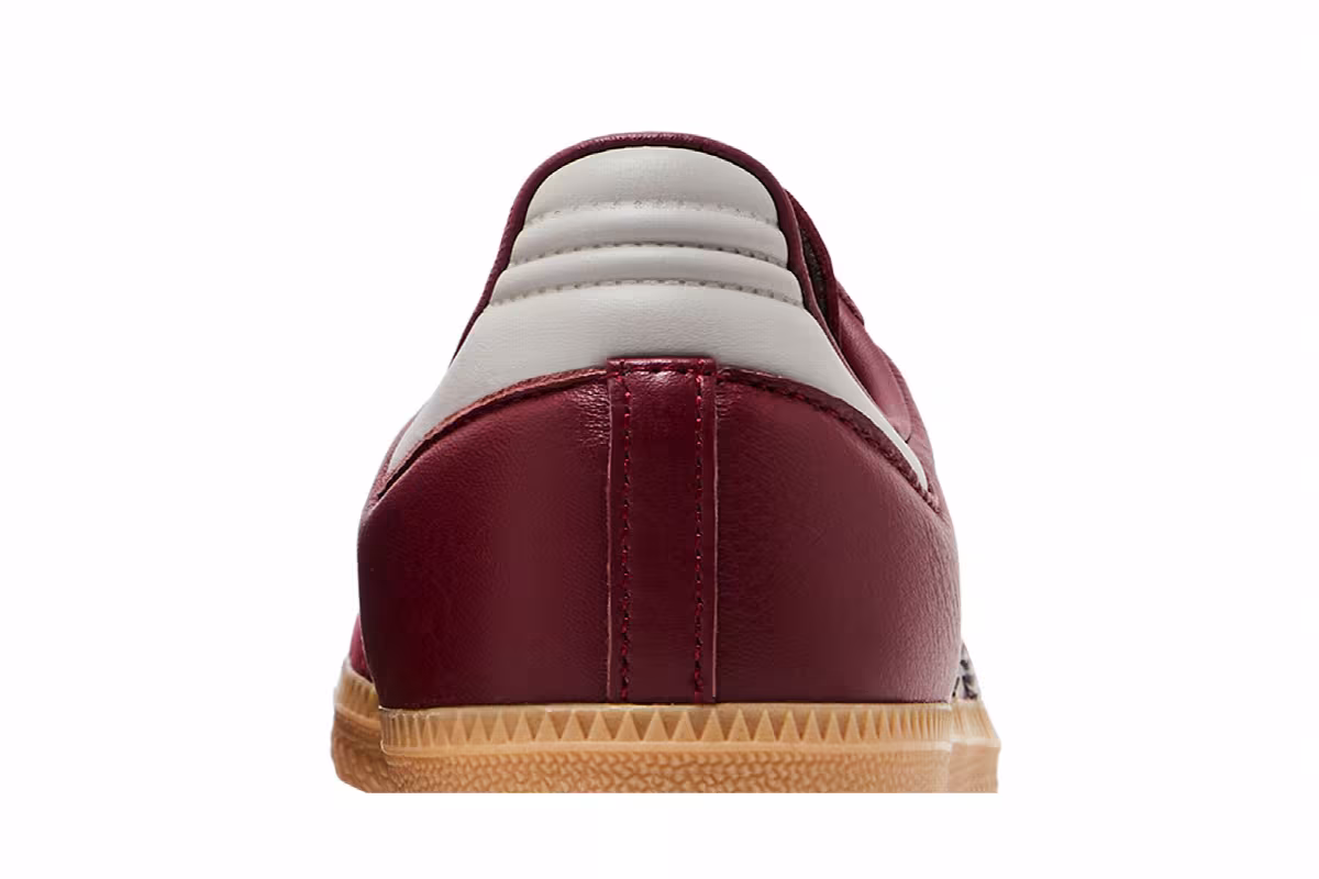 adidas Women's Samba OG Burgundy Gum, view 8