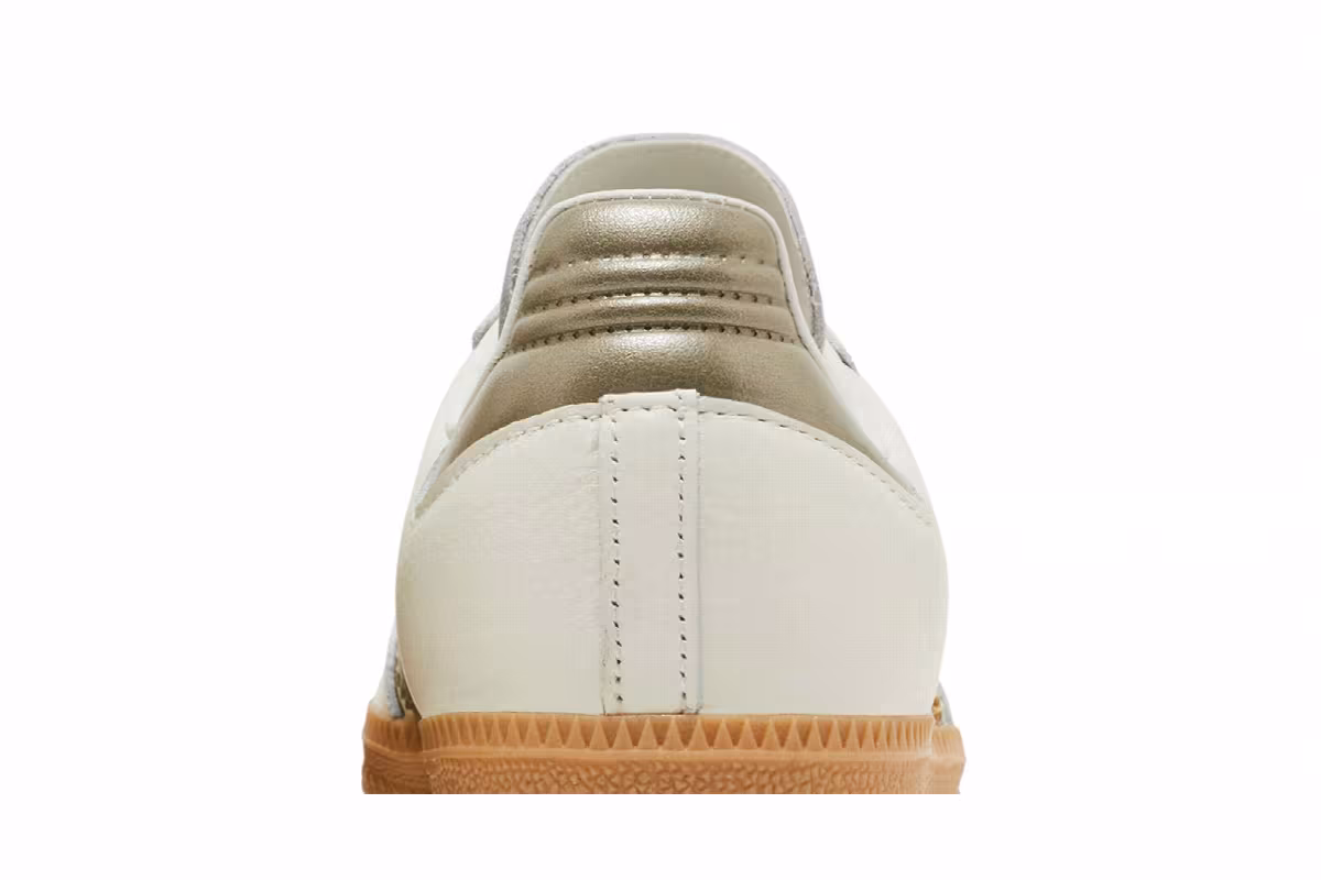 adidas Women's Samba OG Off White Wonder Gold Metallic, view 8