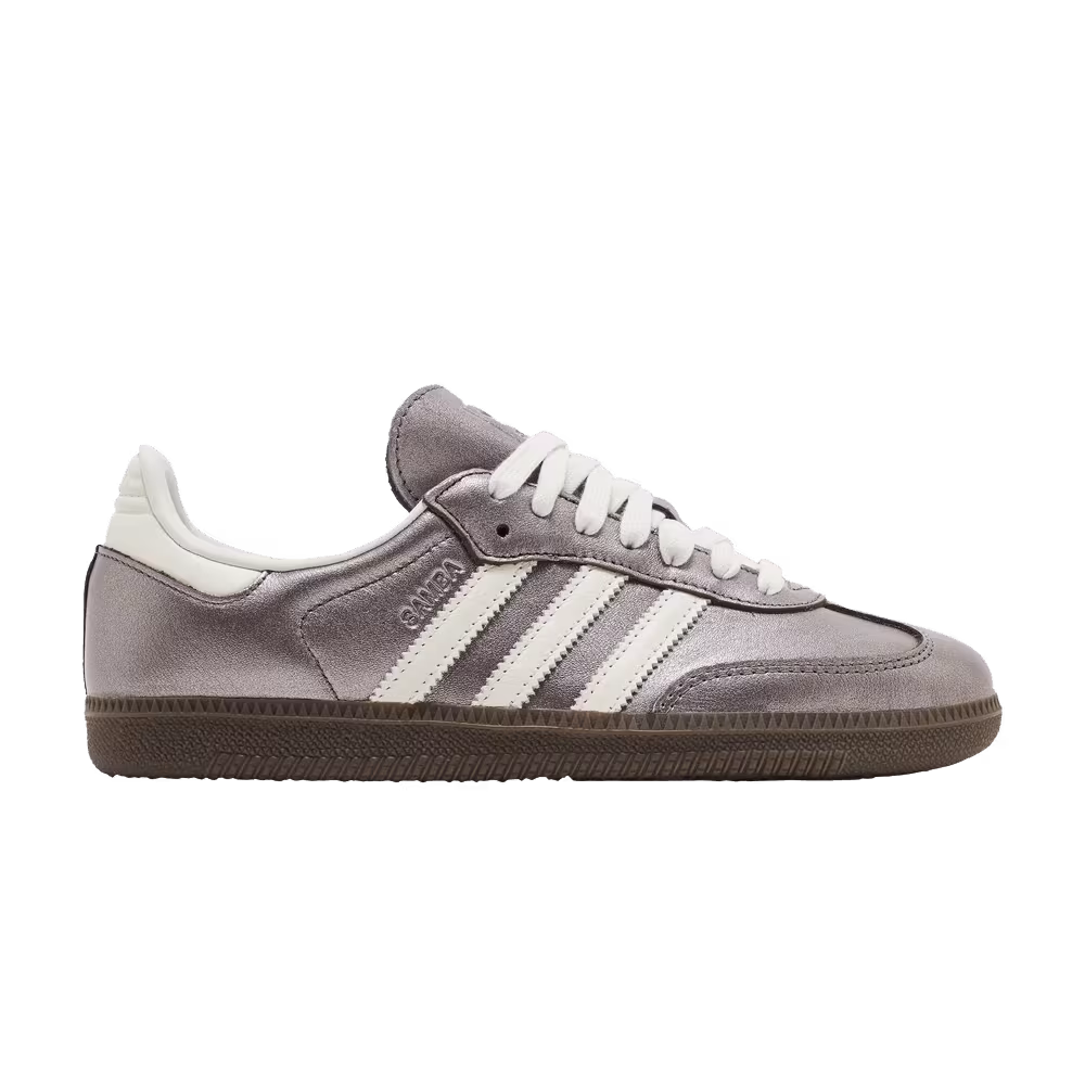 adidas Women's Samba OG Metallic Purple Gum
