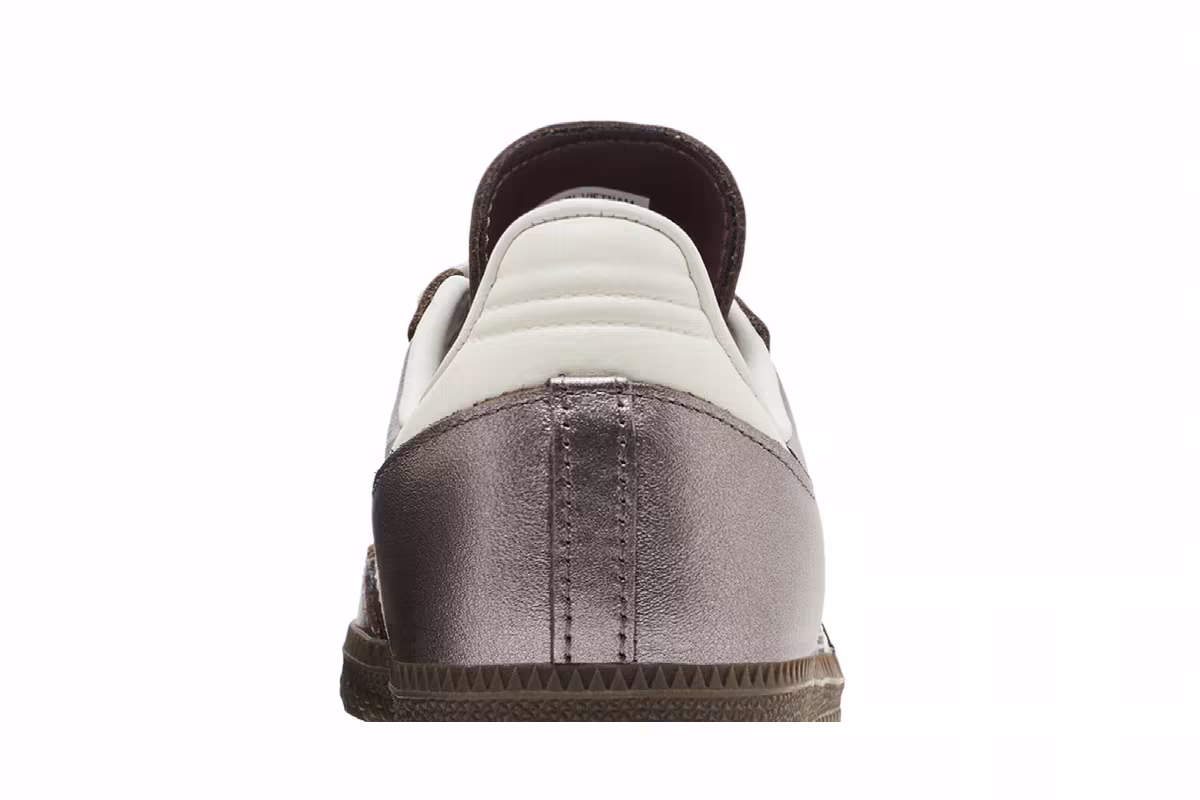 adidas Women's Samba OG Metallic Purple Gum, view 8