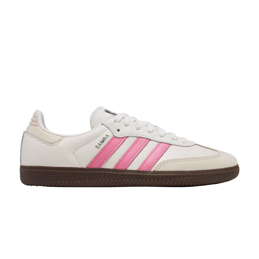 adidas Women's Samba OG White Lucid Pink