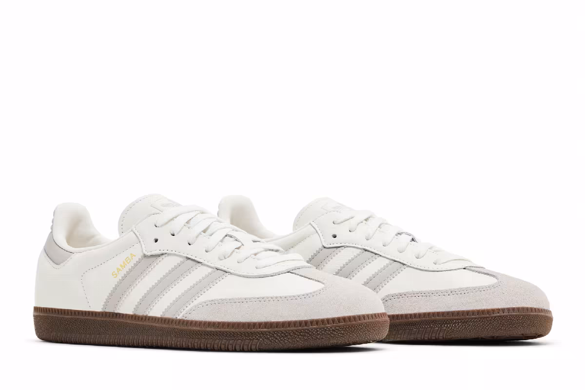 adidas Women's Samba OG White Granite, view 9