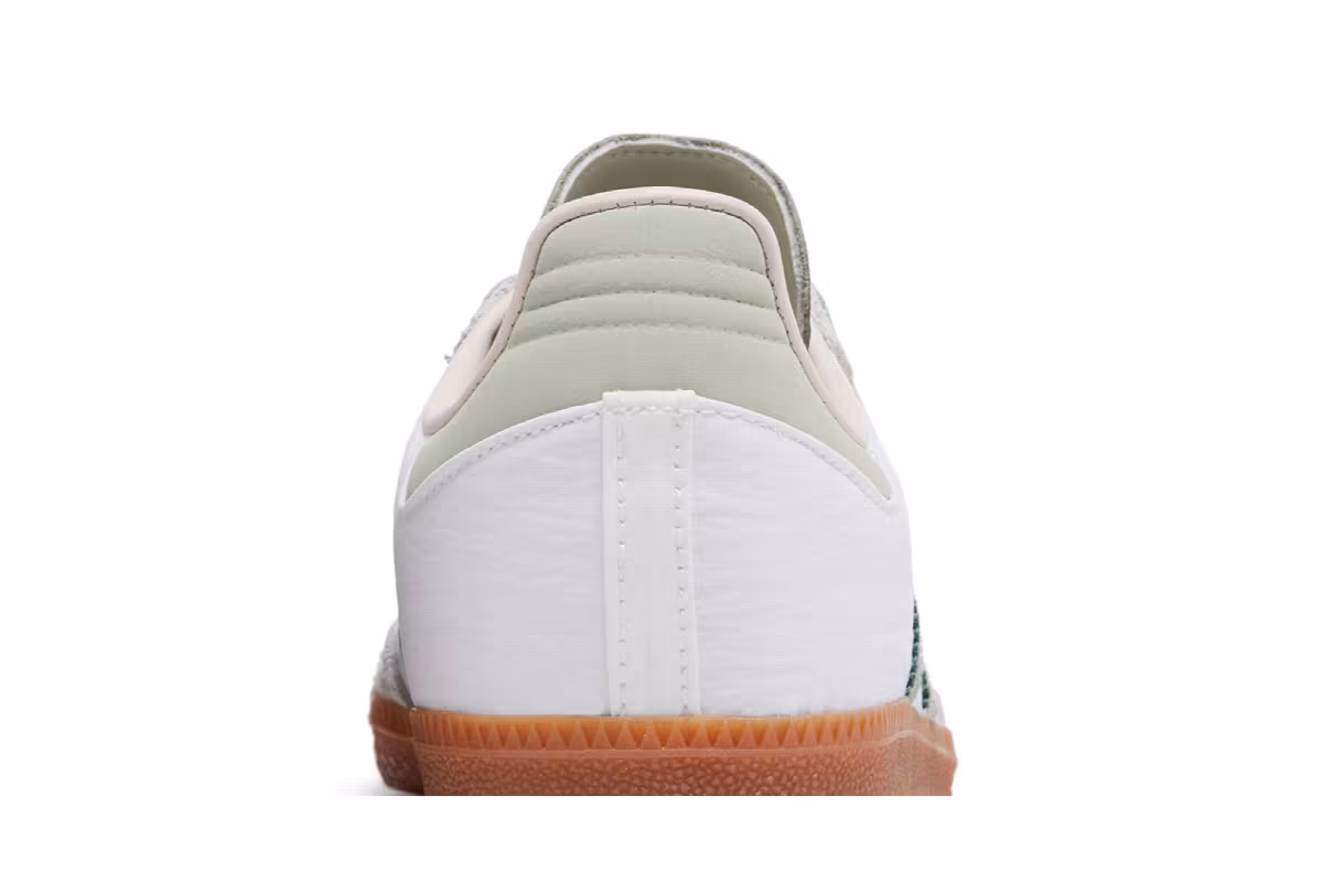 adidas Women's Samba OG White Silver Green, view 8