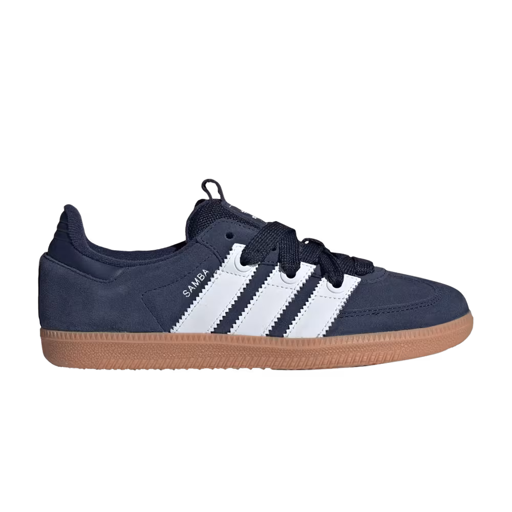 adidas Women's Samba OG Thick Stripes - Night Indigo Gum