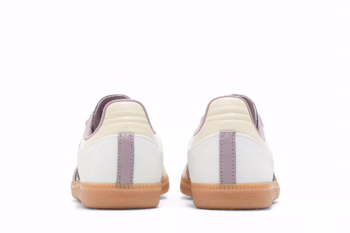 adidas Women's Samba OG Cream White Preloved Fig, view 7