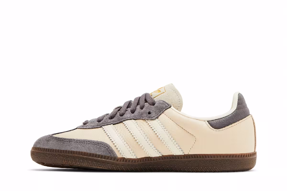 adidas Women's Samba OG Crystal Sand Charcoal, view 4