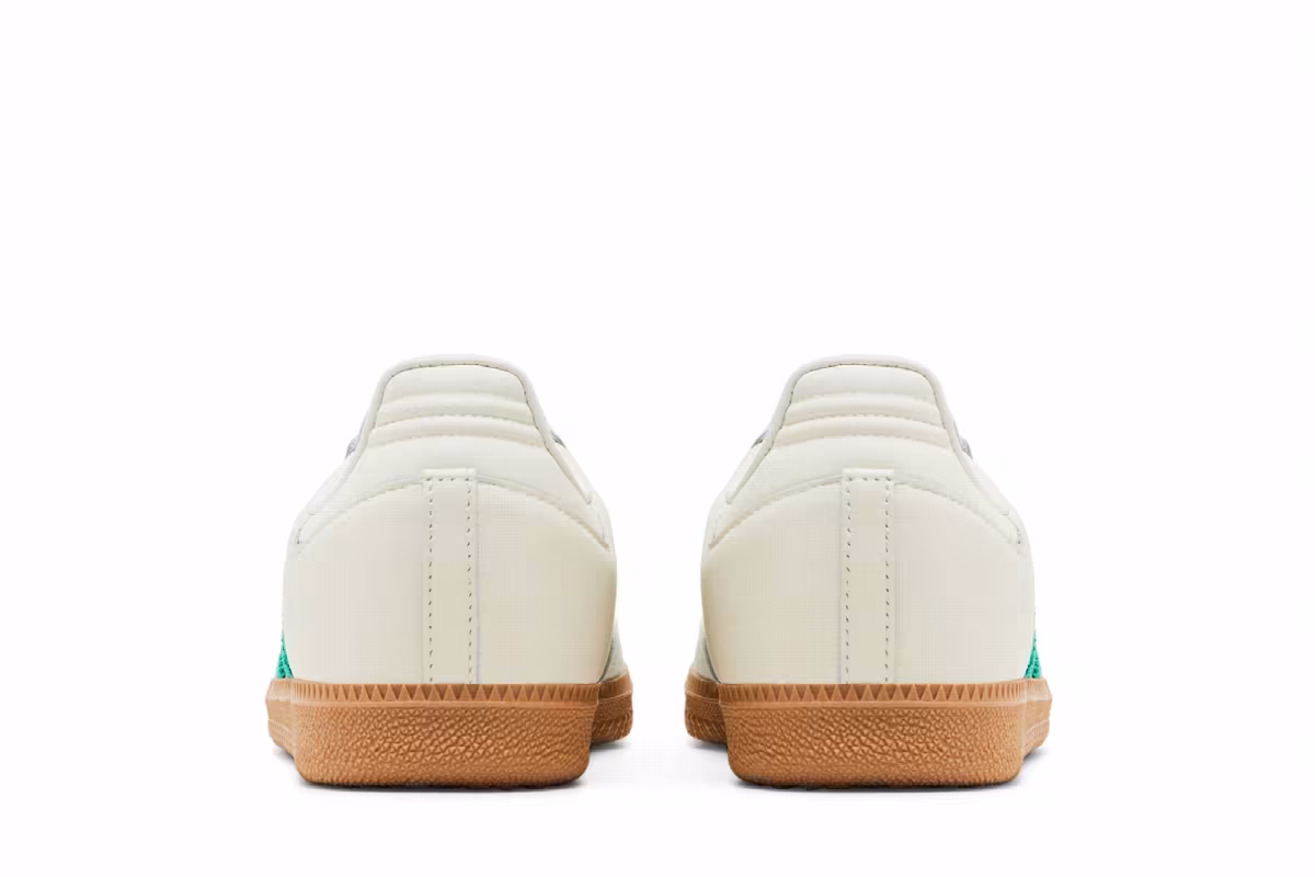 adidas Women's Samba OG Off White Court Green, view 7