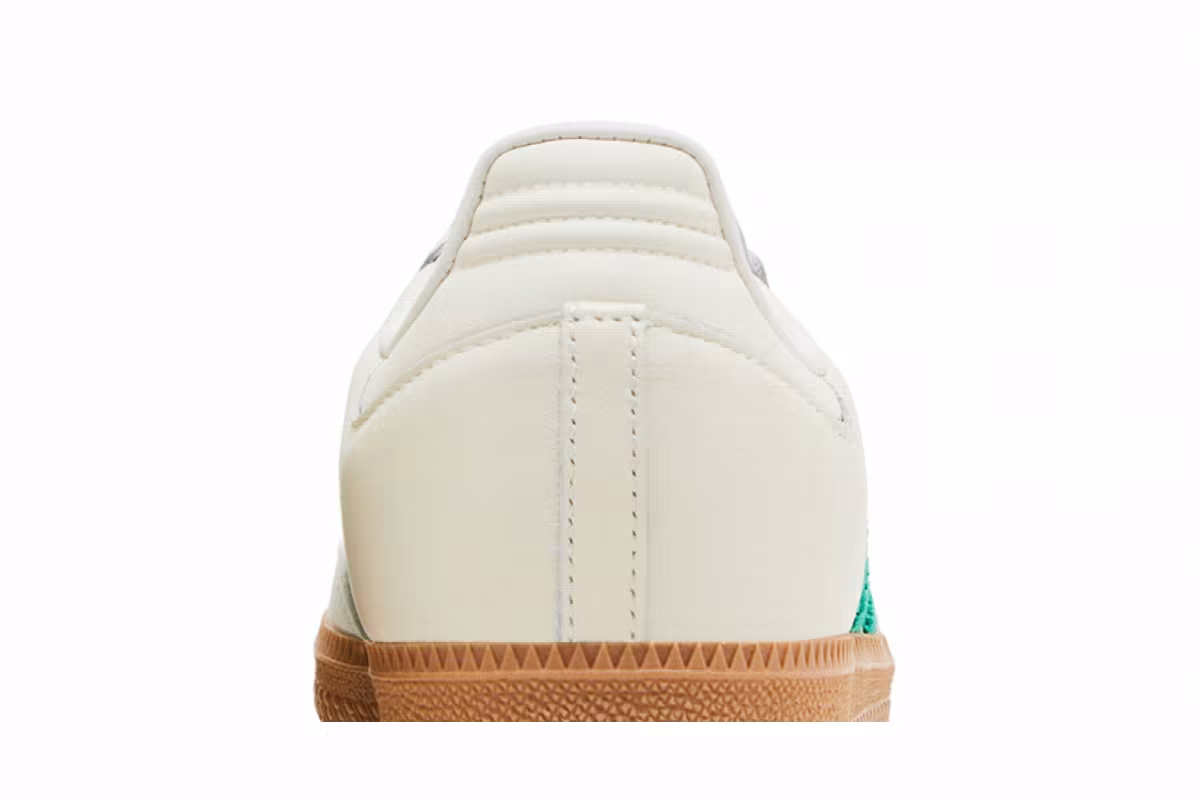 adidas Women's Samba OG Off White Court Green, view 8