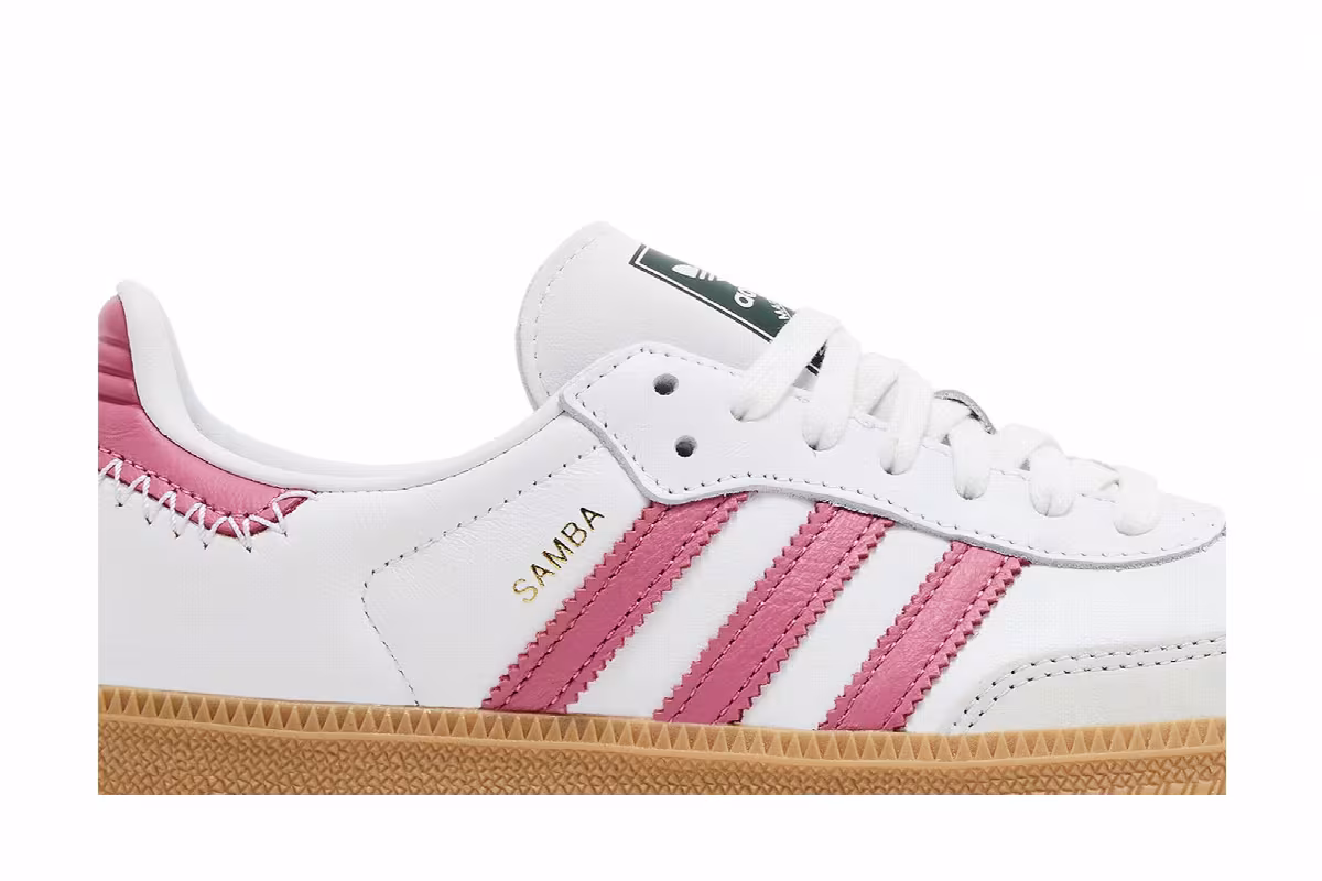adidas Women's Samba OG White Rose, view 3
