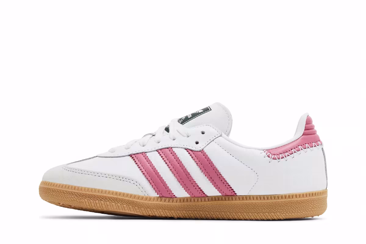 adidas Women's Samba OG White Rose, view 4
