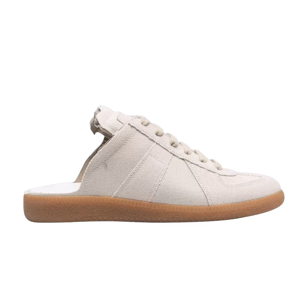 Maison Margiela Women's German Trainer Slip-On Beige