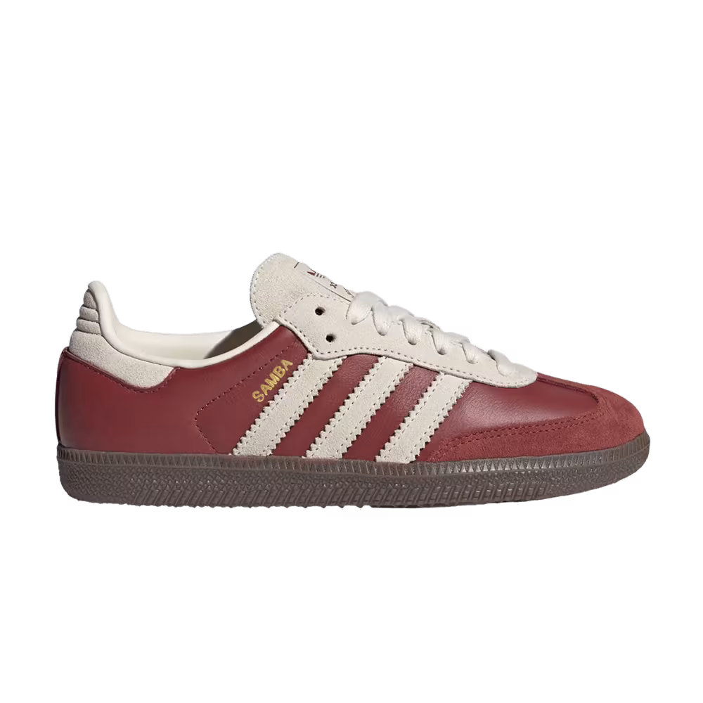 Adidas Samba OG J Preloved Ruby Cream White