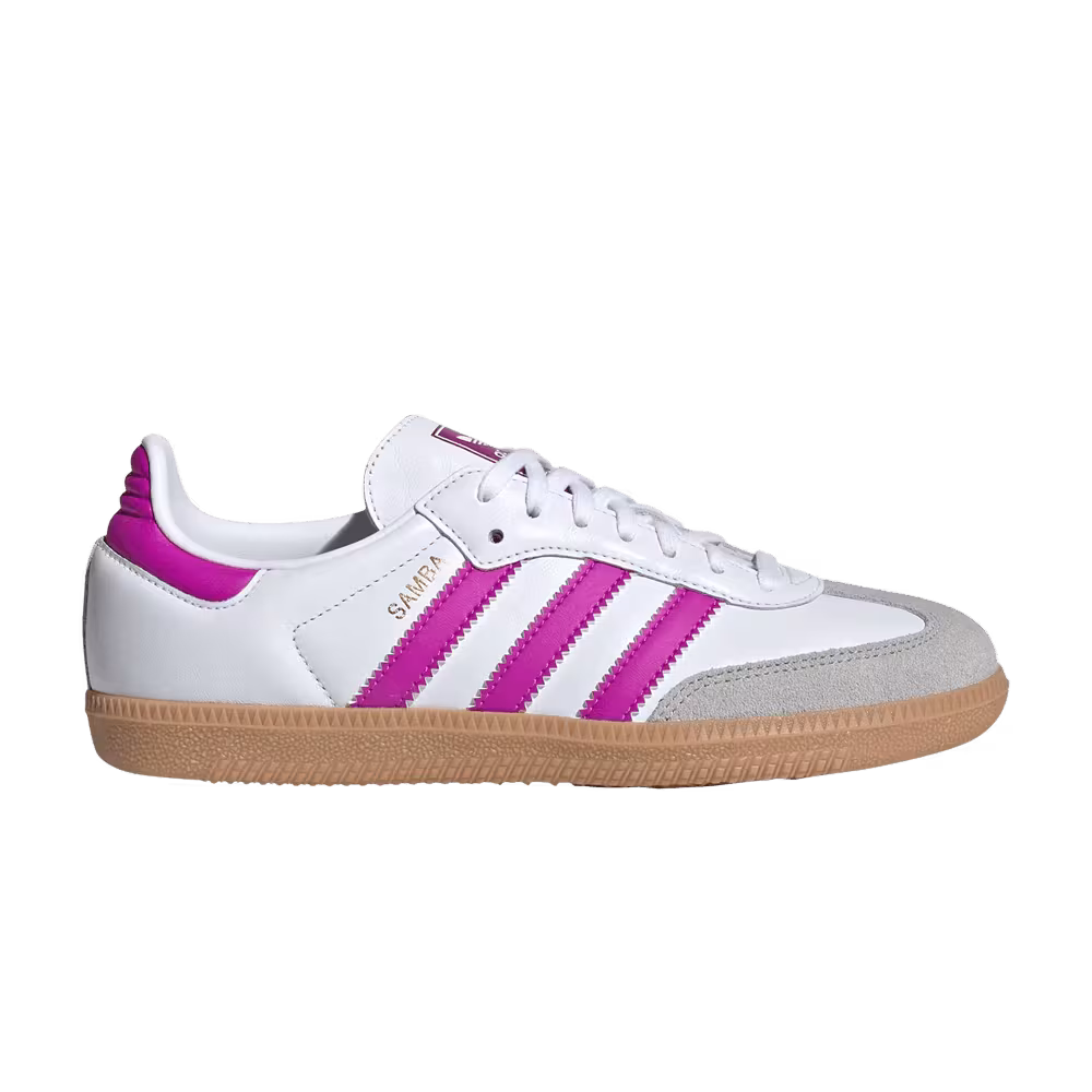 adidas Samba OG J White Purple Burst Gum