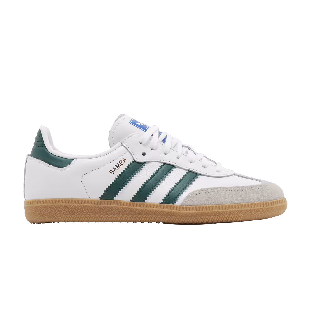 adidas Samba OG Big Kid White Collegiate Green Gum
