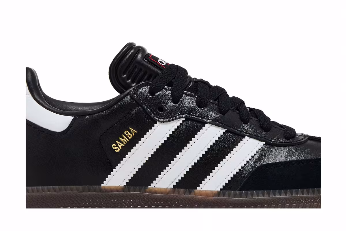 adidas Samba Indoor K Black White Gum, view 3