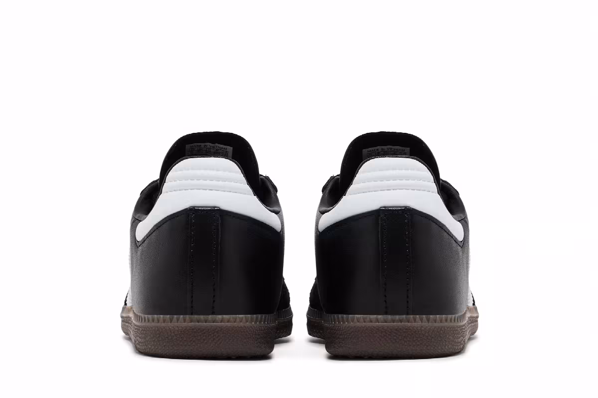 adidas Samba Indoor K Black White Gum, view 7